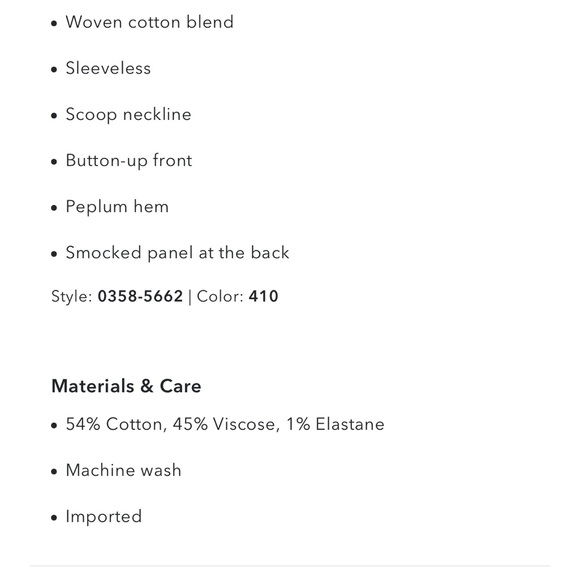 American Eagle Outfitters Blue and White Striped Peplum Tank Top - Picture 4 of 7